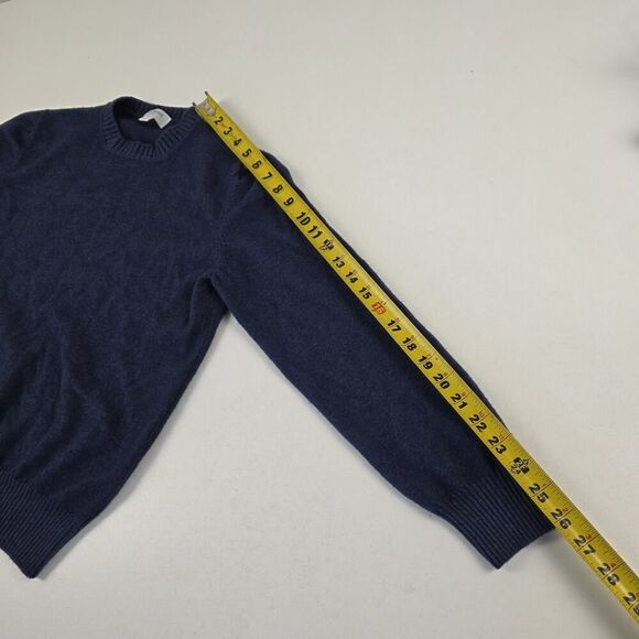 Todd Snyder Sweater Men's Small Blue Wool Cashmere Knit Blend Pullover Crewneck - Picture 7 of 11